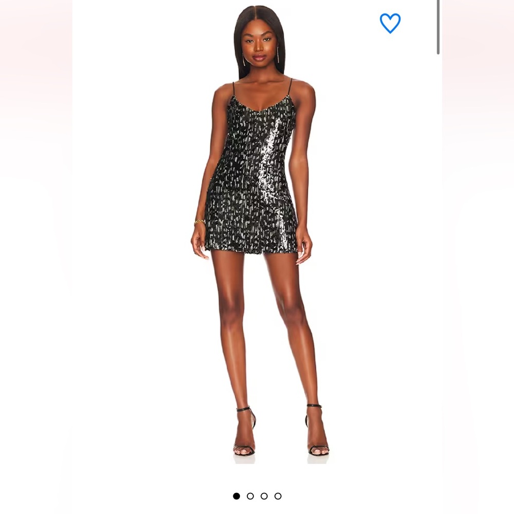 Super down sequence dress